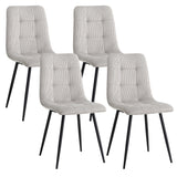 Chaises de Salle à Manger en Velours Côtelé – Lots de 2, 4 ou 6