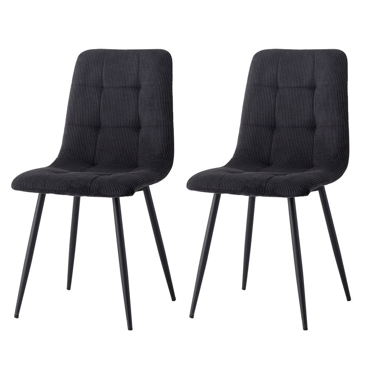 Chaises de Salle à Manger en Velours Côtelé – Lots de 2, 4 ou 6