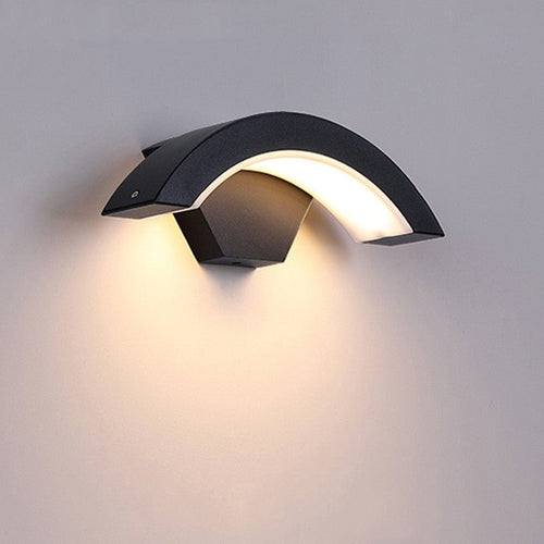 Applique Murale LED Lune Courbée à Détection - Centaure Planète