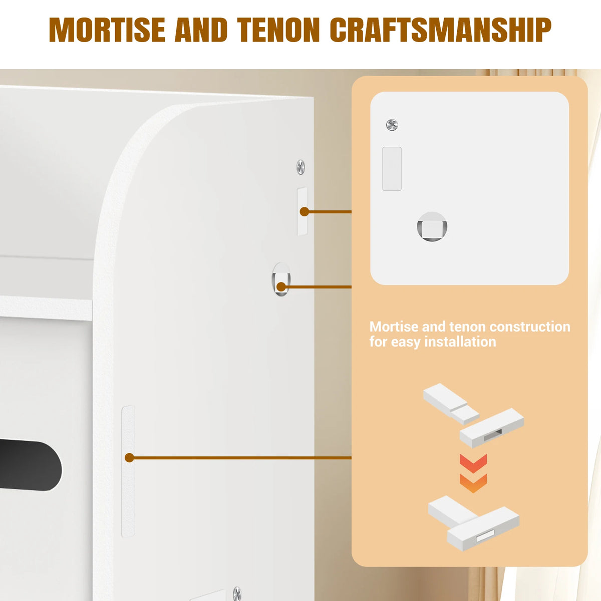 Meuble de Rangement de Salle de Bain – Compact & Gain de Place