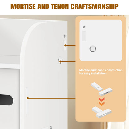Meuble de Rangement de Salle de Bain – Compact & Gain de Place