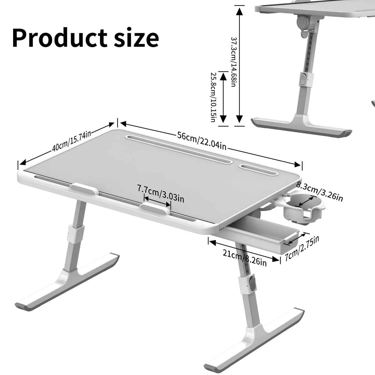 Tablette pour Ordinateur Portable Réglable – Pliable & Ergonomique
