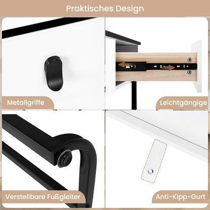 Coiffeuse avec Miroir LED – Design Moderne