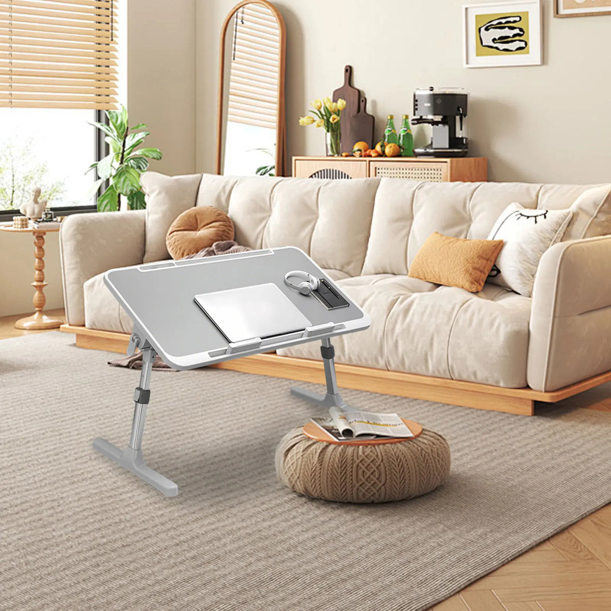 Tablette pour Ordinateur Portable Réglable – Pliable & Ergonomique