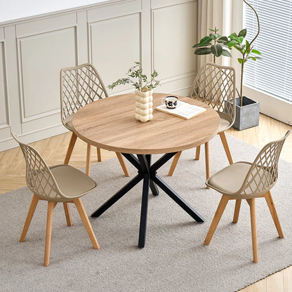 Lot de 6 Chaises de Salle à Manger – Style Nordique & Assise Rembourrée