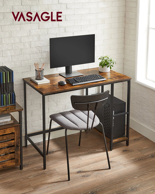 Bureau Informatique avec 2 Étagères – Design Moderne & Réversible