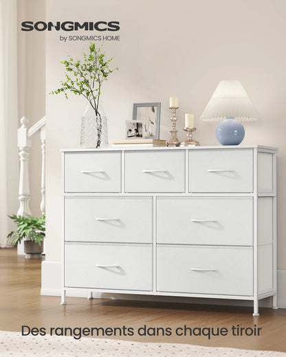 Armario de almacenamiento de 7 cajones – Diseño moderno para dormitorio, entrada y salón