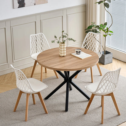 Lot de 6 Chaises de Salle à Manger – Style Nordique & Assise Rembourrée