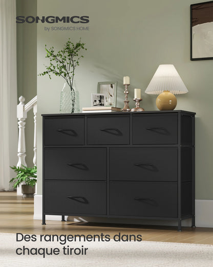 Armario de almacenamiento de 7 cajones – Diseño moderno para dormitorio, entrada y salón