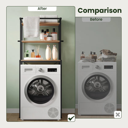 Étagère au-Dessus du Lave-Linge – Rangement Salle de Bain & WC