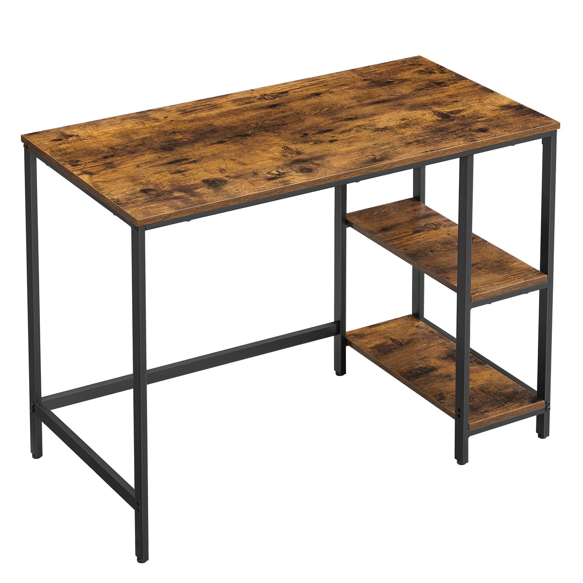 Bureau Informatique avec 2 Étagères – Design Moderne & Réversible