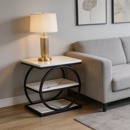 Table Console Industrielle à 4 Niveaux – Rangement & Design Moderne