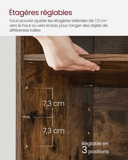 Banc à Chaussures avec Assise Rembourrée – 9 Compartiments