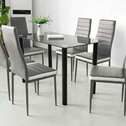 Lot de 2 Chaises de Salle à Manger – Design Moderne en PU