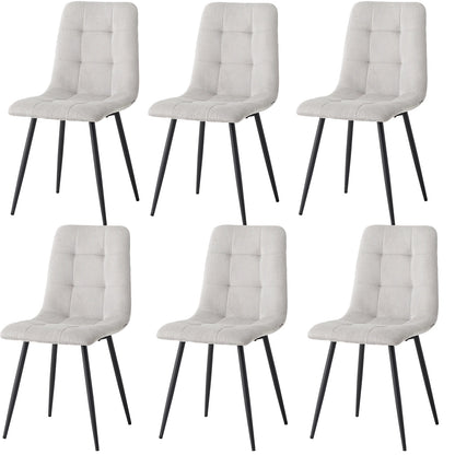 Chaises de Salle à Manger en Velours Côtelé – Lots de 2, 4 ou 6