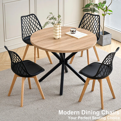Lot de 6 Chaises de Salle à Manger – Style Nordique & Assise Rembourrée
