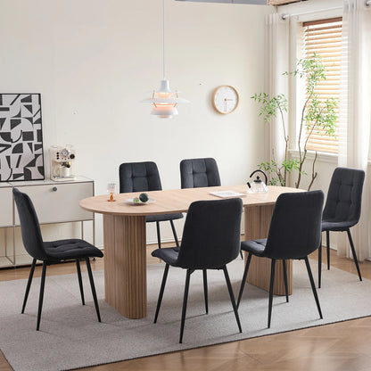 Chaises de Salle à Manger en Velours Côtelé – Lots de 2, 4 ou 6