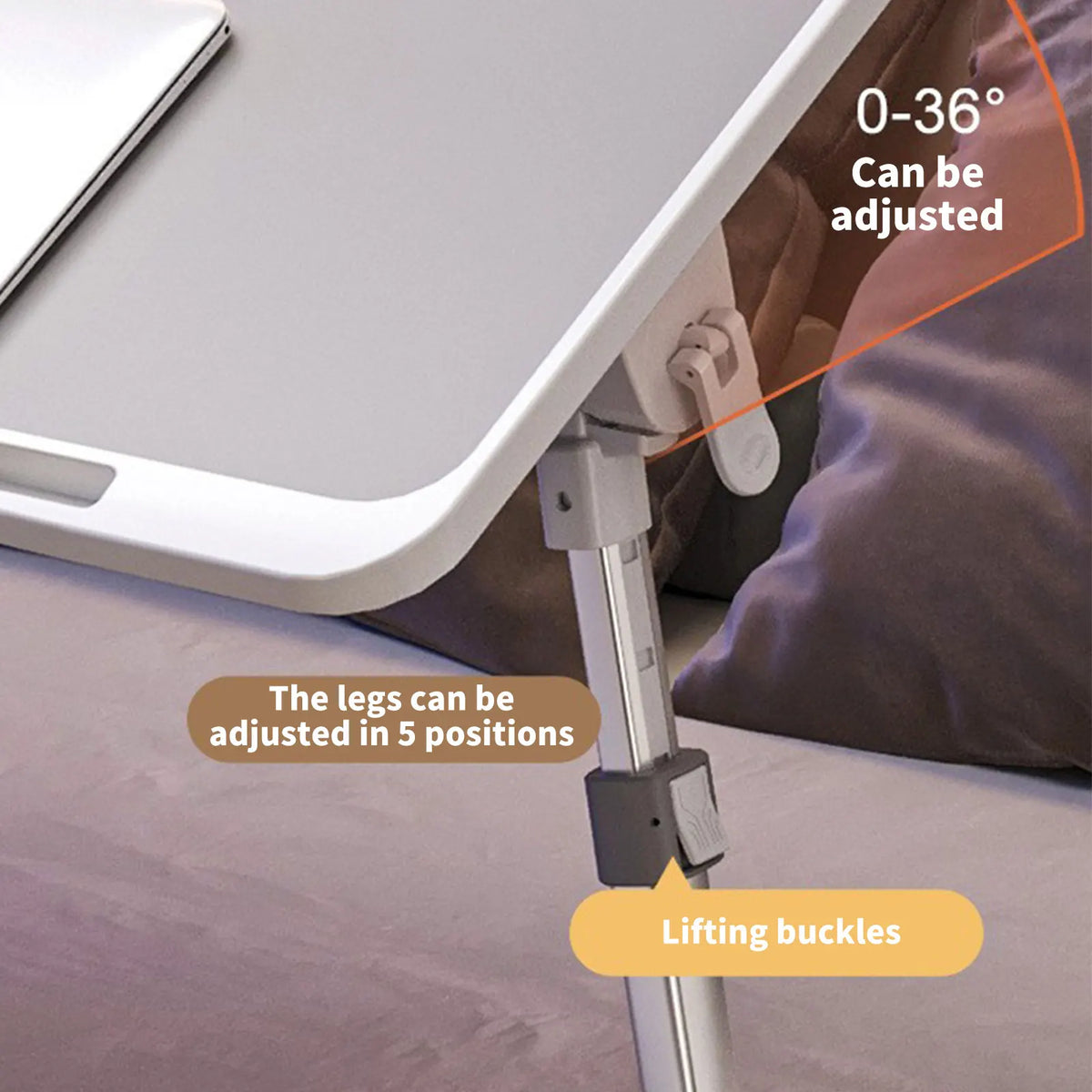 Tablette pour Ordinateur Portable Réglable – Pliable & Ergonomique