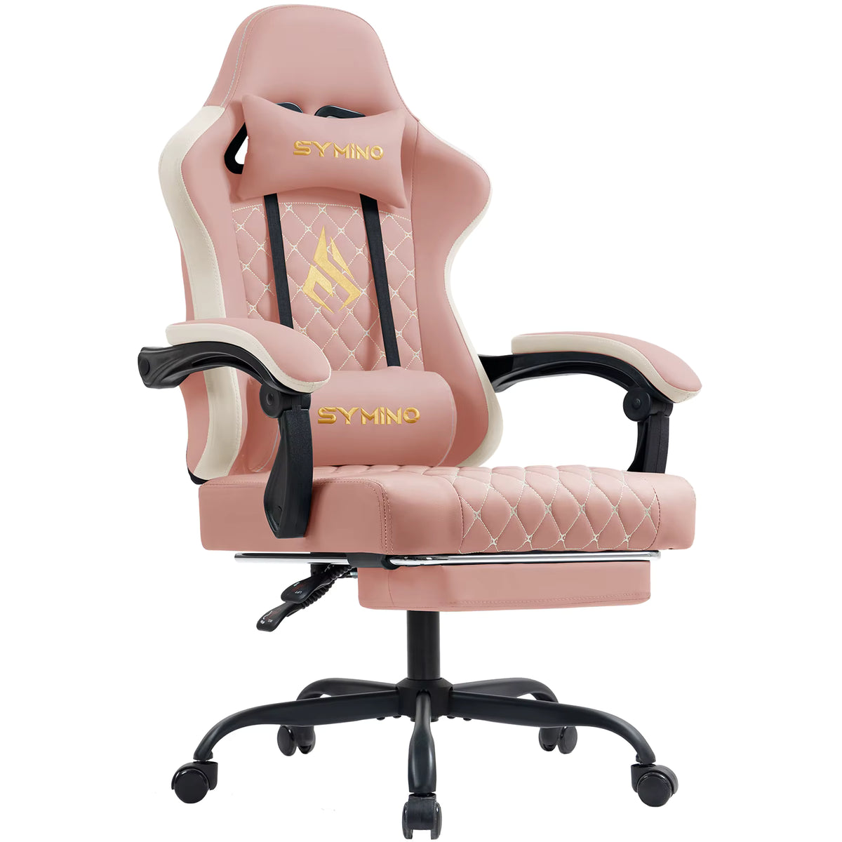 Fauteuil Gaming – Confort Ergonomique, Repose-Pieds & Accoudoirs Réglables