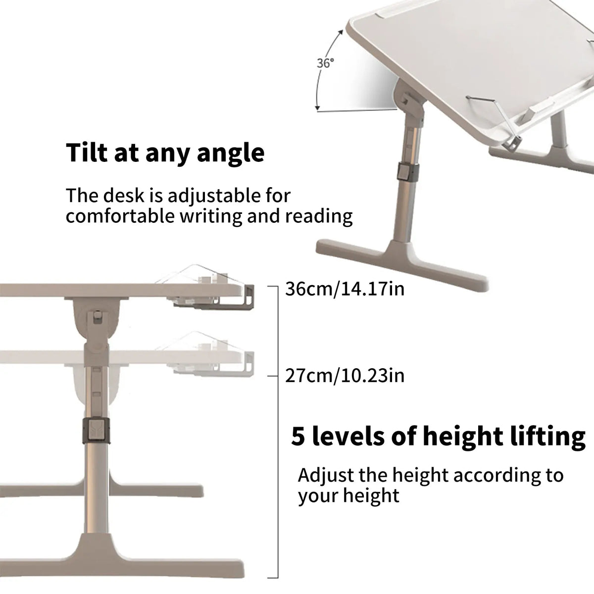 Tablette pour Ordinateur Portable Réglable – Pliable & Ergonomique
