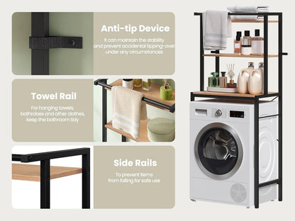 Étagère au-Dessus du Lave-Linge – Rangement Salle de Bain & WC