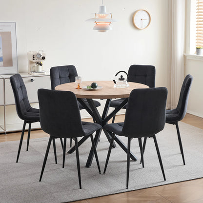 Chaises de Salle à Manger en Velours Côtelé – Lots de 2, 4 ou 6