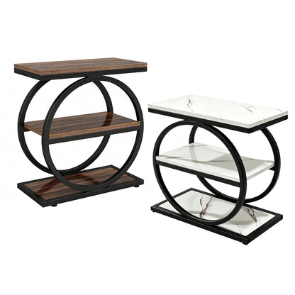 Table Console Industrielle à 4 Niveaux – Rangement & Design Moderne