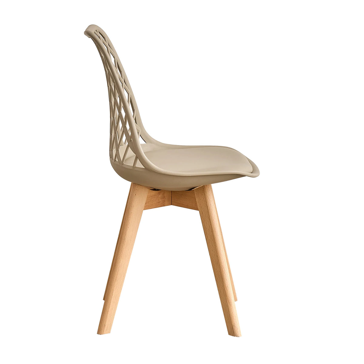 Lot de 6 Chaises de Salle à Manger – Style Nordique & Assise Rembourrée