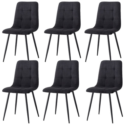 Chaises de Salle à Manger en Velours Côtelé – Lots de 2, 4 ou 6