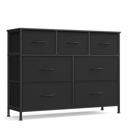Armario de almacenamiento de 7 cajones – Diseño moderno para dormitorio, entrada y salón