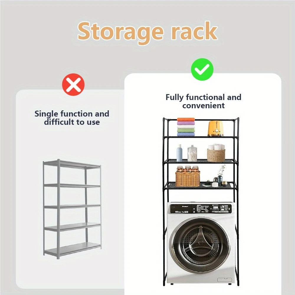 Étagère 3 Niveaux pour Lave-Linge & Sèche-Linge – Gain de Place