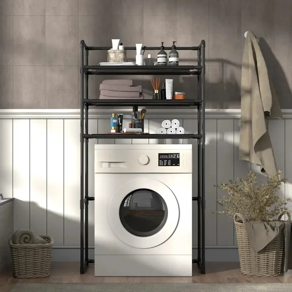 Étagère 3 Niveaux pour Lave-Linge & Sèche-Linge – Gain de Place