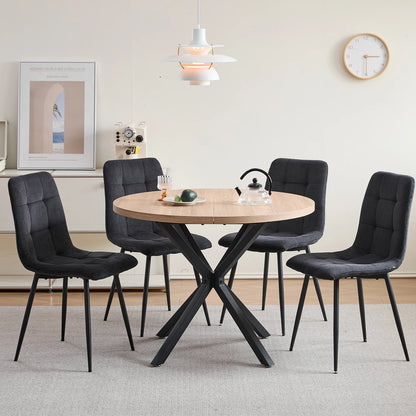 Chaises de Salle à Manger en Velours Côtelé – Lots de 2, 4 ou 6
