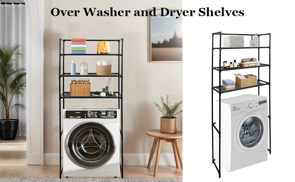 Étagère 3 Niveaux pour Lave-Linge & Sèche-Linge – Gain de Place