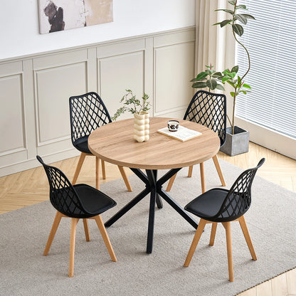 Lot de 6 Chaises de Salle à Manger – Style Nordique & Assise Rembourrée