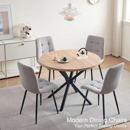 Chaises de Salle à Manger en Velours Côtelé – Lots de 2, 4 ou 6