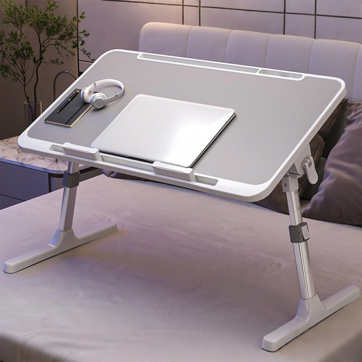 Tablette pour Ordinateur Portable Réglable – Pliable & Ergonomique