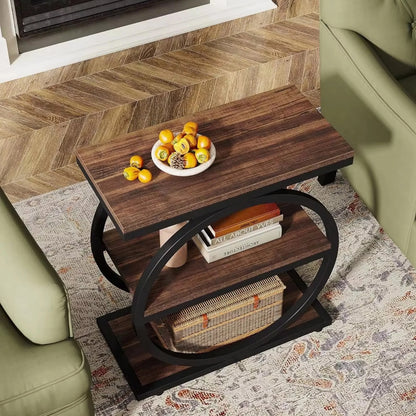 Table Console Industrielle à 4 Niveaux – Rangement & Design Moderne