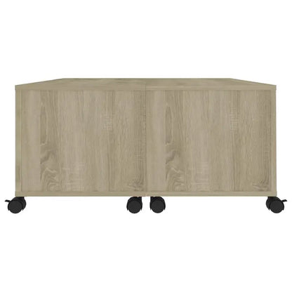 Table Basse Moderne Effet Chêne Sonoma 75 × 75 × 38 cm – Design Élégant & Contemporain