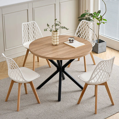 Lot de 6 Chaises de Salle à Manger – Style Nordique & Assise Rembourrée