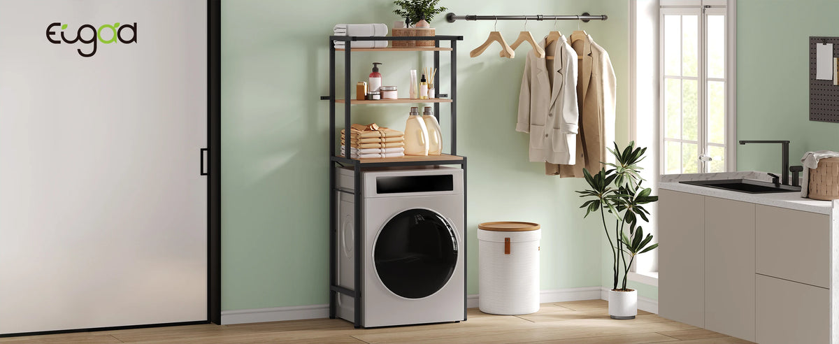 Étagère au-Dessus du Lave-Linge – Rangement Salle de Bain & WC