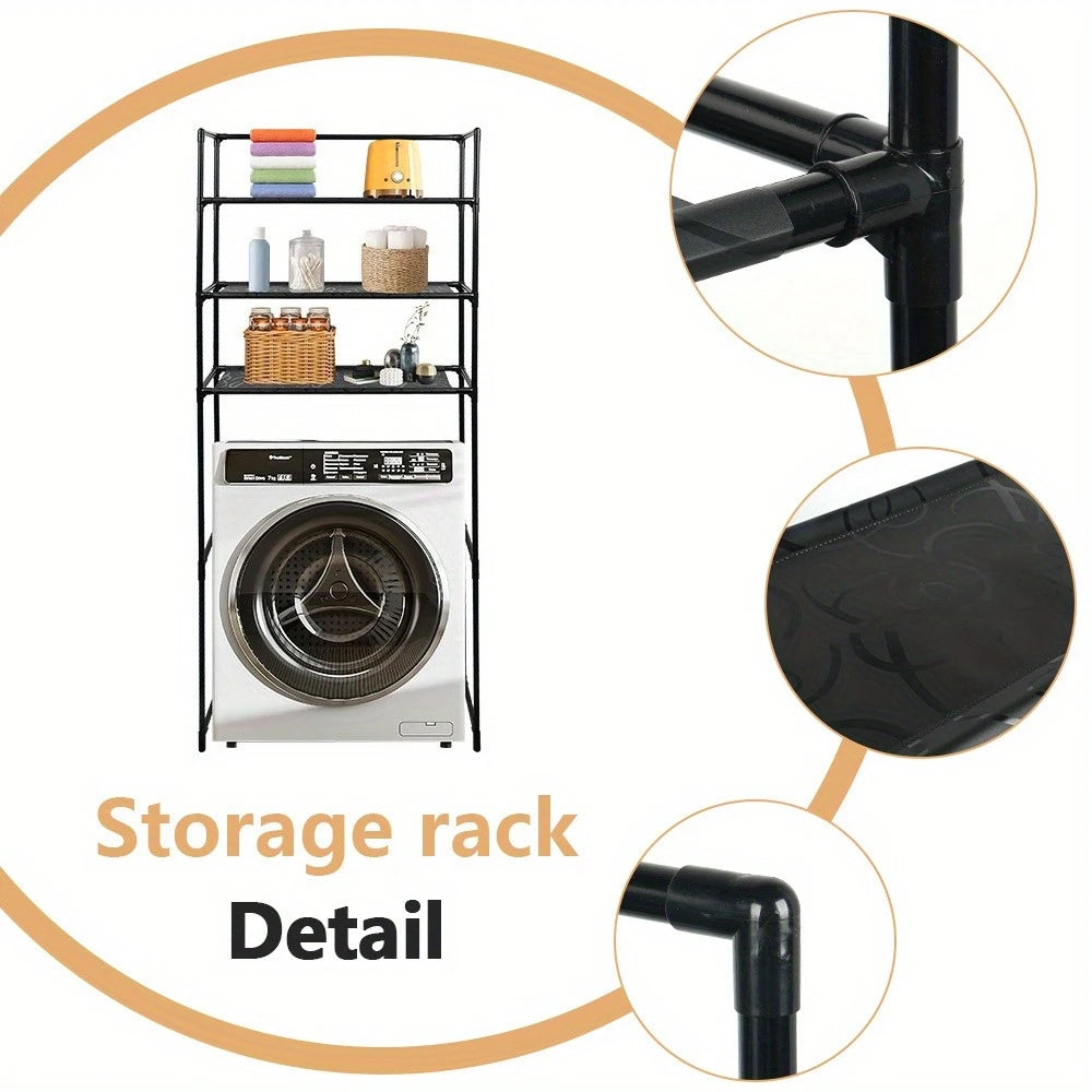 Étagère 3 Niveaux pour Lave-Linge & Sèche-Linge – Gain de Place