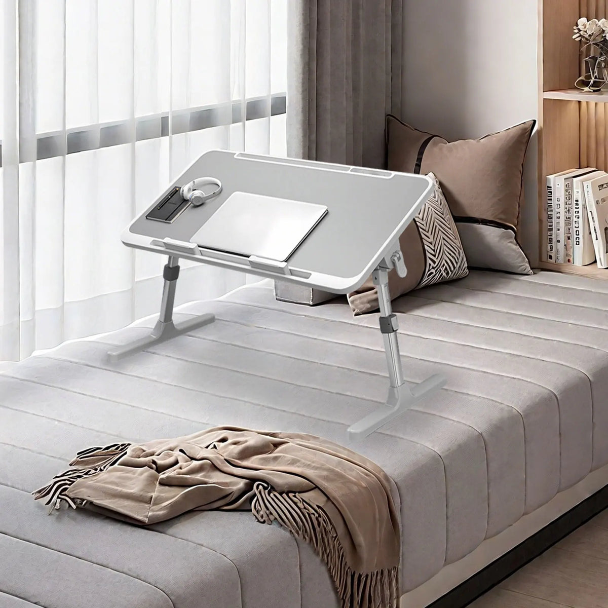 Tablette pour Ordinateur Portable Réglable – Pliable & Ergonomique