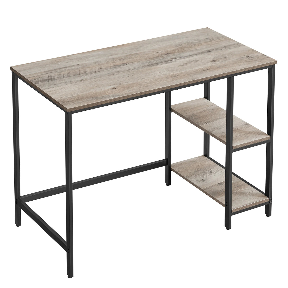 Bureau Informatique avec 2 Étagères – Design Moderne & Réversible
