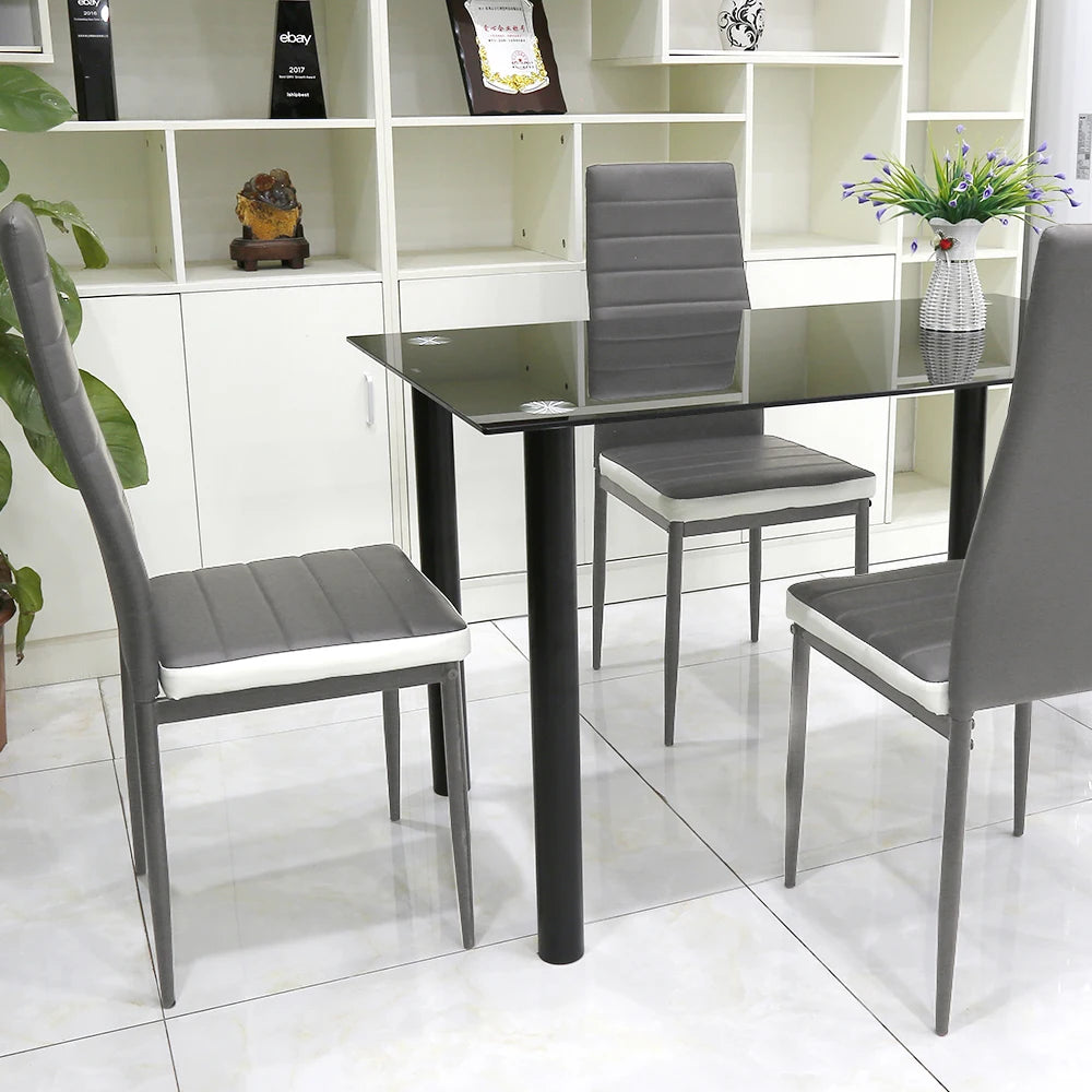 Lot de 2 Chaises de Salle à Manger – Design Moderne en PU
