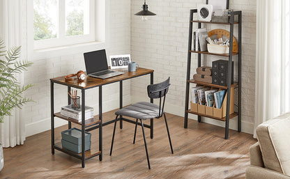 Bureau Informatique avec 2 Étagères – Design Moderne & Réversible